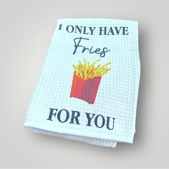 White Waffle Pattern Dish Hand Towel - Picture 9 of 9